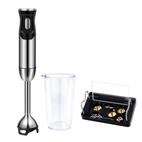 Cordless Immersion Hand Blender with Titanium-tipped Blades, 20 oz Beaker 3 in 1 Set HB006 (1)