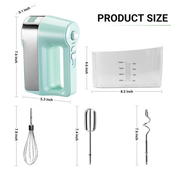 5 Speed Hand Mixer Portable 300W Electric Egg Whisk HM018 4 - YLD™