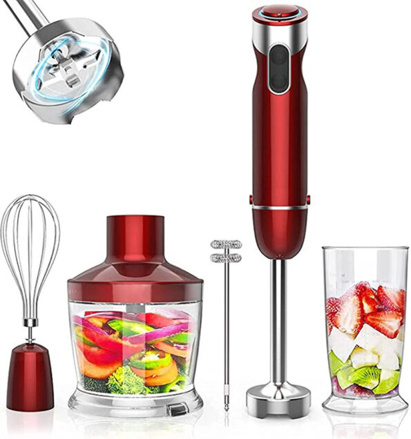 Red Hand Stick Blender Set hb2053