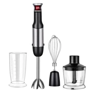 Black Hand Blender Set Powerful with Chopper hb9001