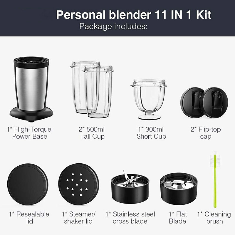 Personal Portable blender 11 in 1 kit