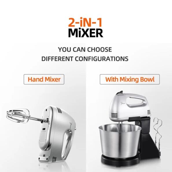 2.6 Quart Bowl Lift Stand Mixer with Removable Base HM6620 4 - YLD™