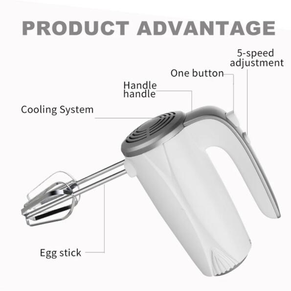 5 Speed Hand Mixer Electric Handheld Whisk HM6626 1 - YLD™