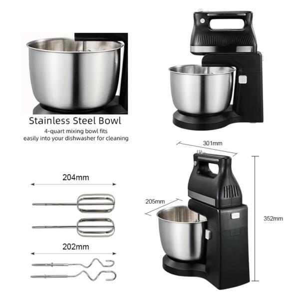 5 Speed Hand Mixer Stand 3 in 1 Set HM6670 1 - YLD™