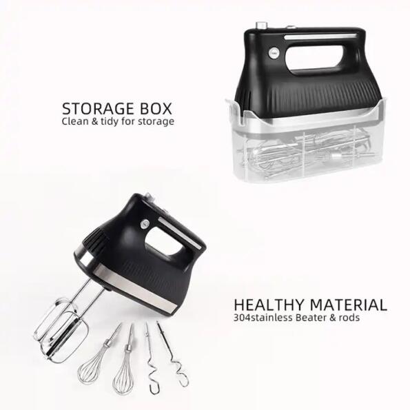 5 Speed Hand Mixer Stand with Storage Case HM6669 2 - YLD™