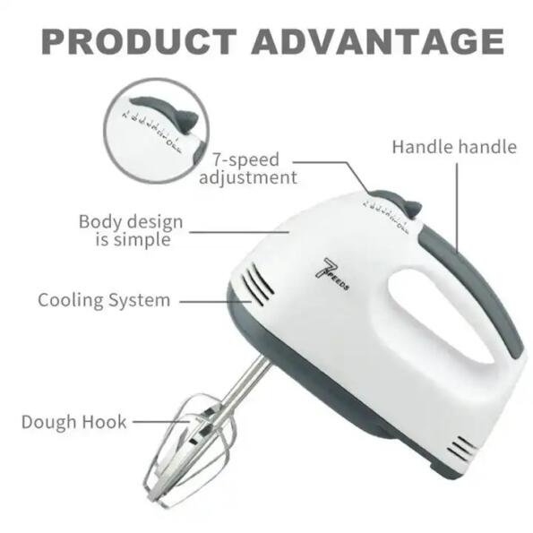 Electric Hand Held Mixer with Retractable Cord HM6610 6 - YLD™