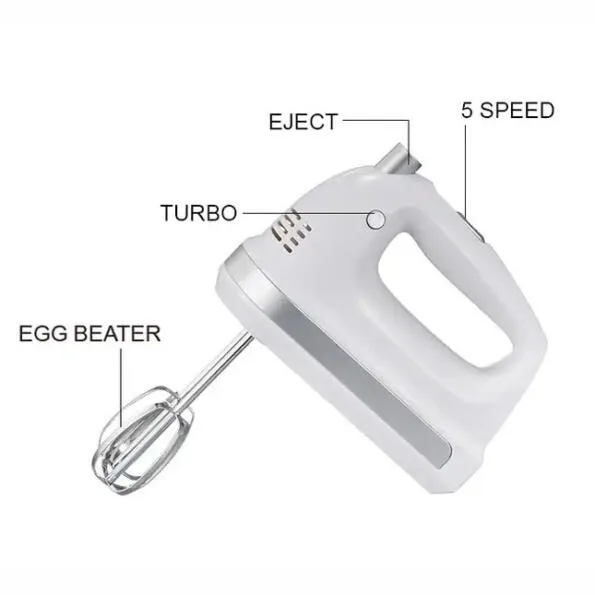 Electric Hand Mixer with Storage Case - Image 2
