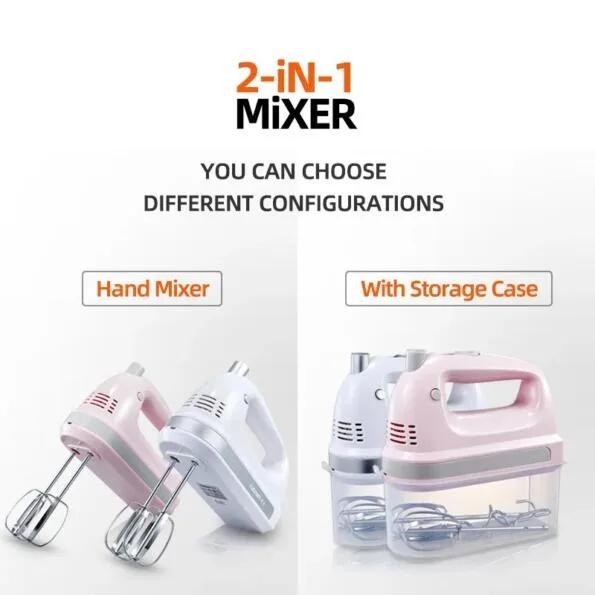 Electric Hand Mixer with Storage Case - Image 5