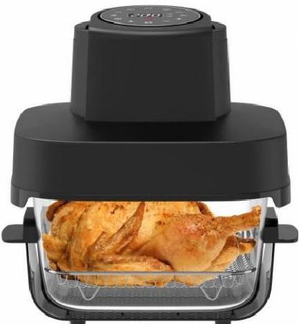 KDF-G6401D Crispi Glass Air Fryer 4.2L+6L 3 Glass Cooking Air Fryer