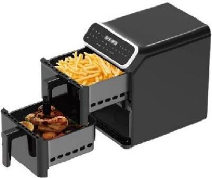 1011DTW Dual Basket Digital Air Fryer 2 Dual Basket Digital Air Fryer