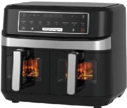 5L+5L Dual Basket Digital Air Fryer 1 Dual Basket Digital Air Fryer