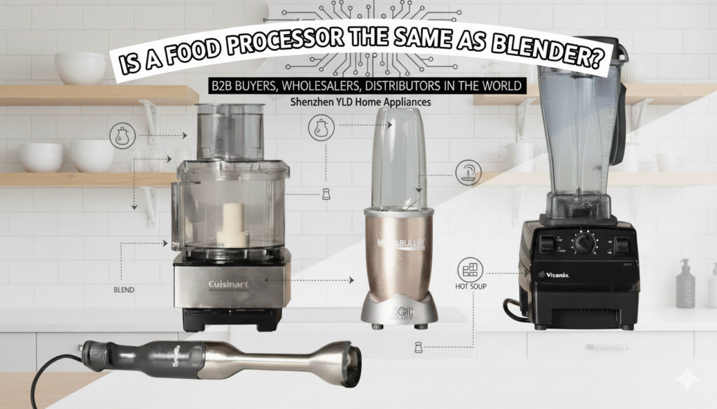 Is a Food Processor the Same as a Blender? 1 image