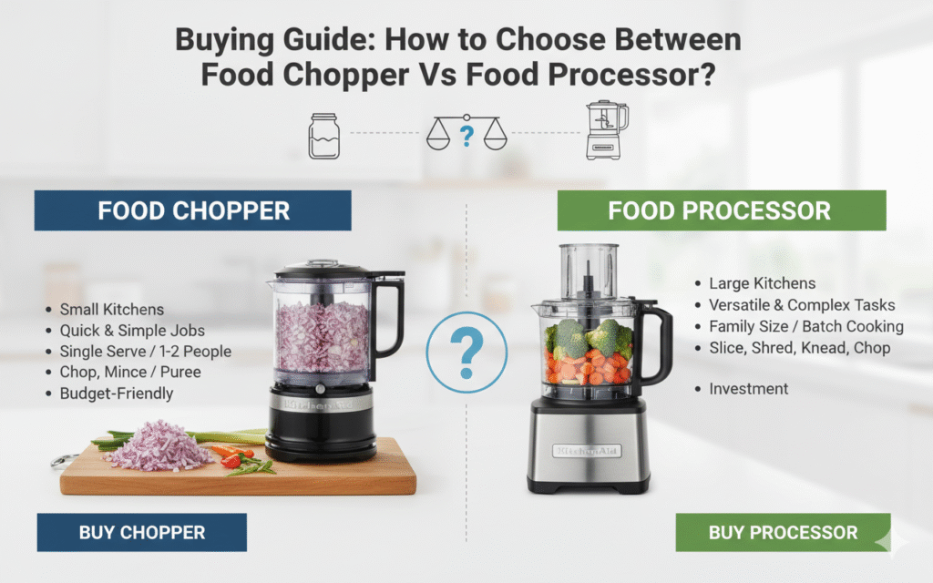 Food Chopper Vs Food Processor: Which One Should You Buy? 2 image 5 - YLD™
