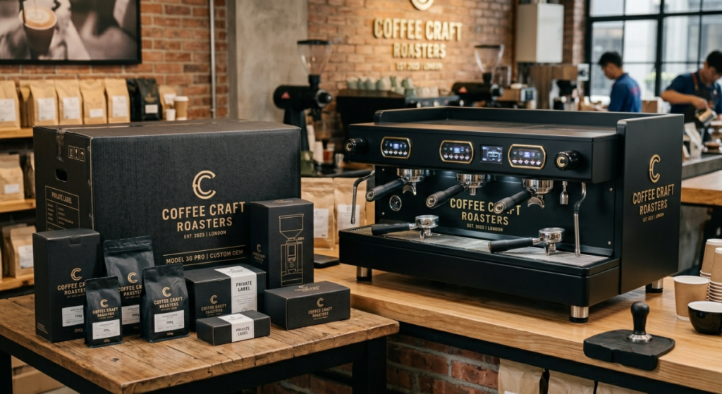 How to Choose a Reliable Commercial Espresso Machine Supplier in China? 4 private label espresso machine supplier custom logo branding packaging