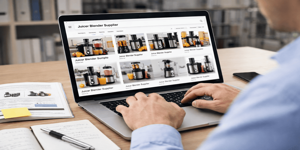 Juicer Blender Manufacturer: OEM Combo Appliances for Wholesale Buyers 4 B2B buyer searching juicer blender supplier online sourcing process