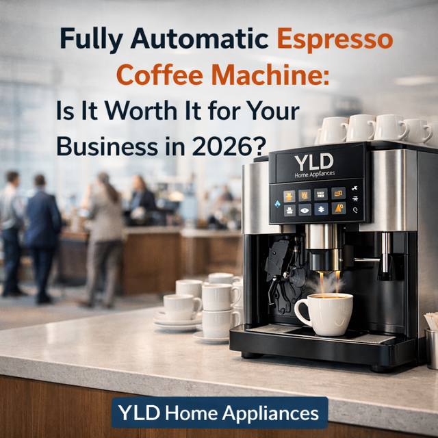 Fully Automatic Espresso Coffee Machine: Is It Worth It for Your Business in 2026? 1 Fully automatic espresso coffee machine for business use with modern commercial setup in 2026 (1)