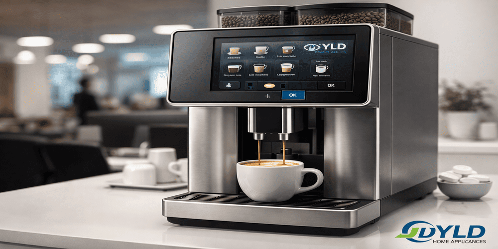 7 Types of Commercial Coffee Brewer Machines: Complete B2B Buying Guide (2026) 3 fully automatic commercial coffee brewer machine with touch screen by YLD Home Appliances