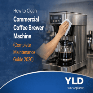 Blog 3 how to clean commercial coffee brewer machine complete maintenance guide with YLD Home Appliances