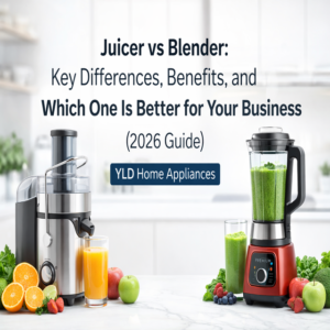 Blog 7 juicer vs blender comparison cover image YLD Home Appliances