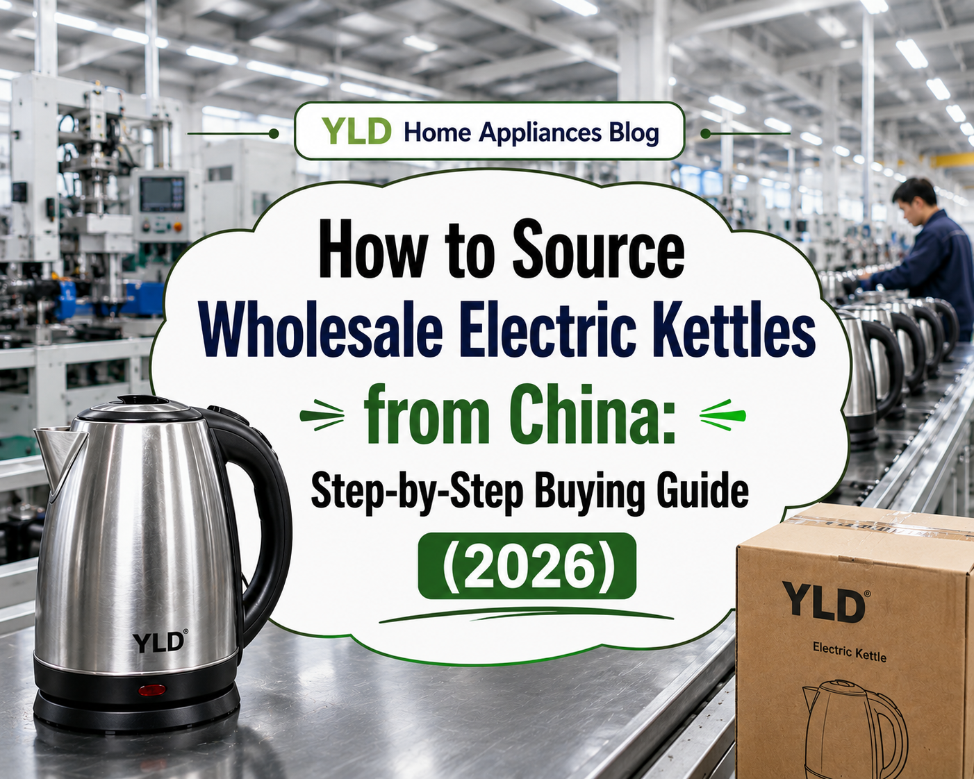 How to Source Wholesale Electric Kettles from China