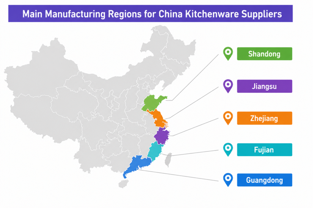 Top 10 China Kitchenware Manufacturers for Wholesale Buyers (2026) 1 image