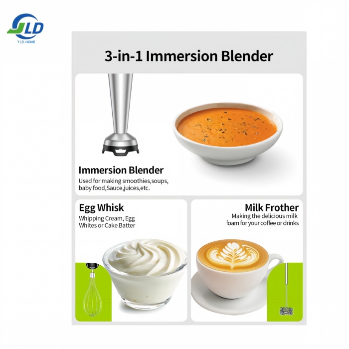Immersion blender units being checked on the YLD Home production line