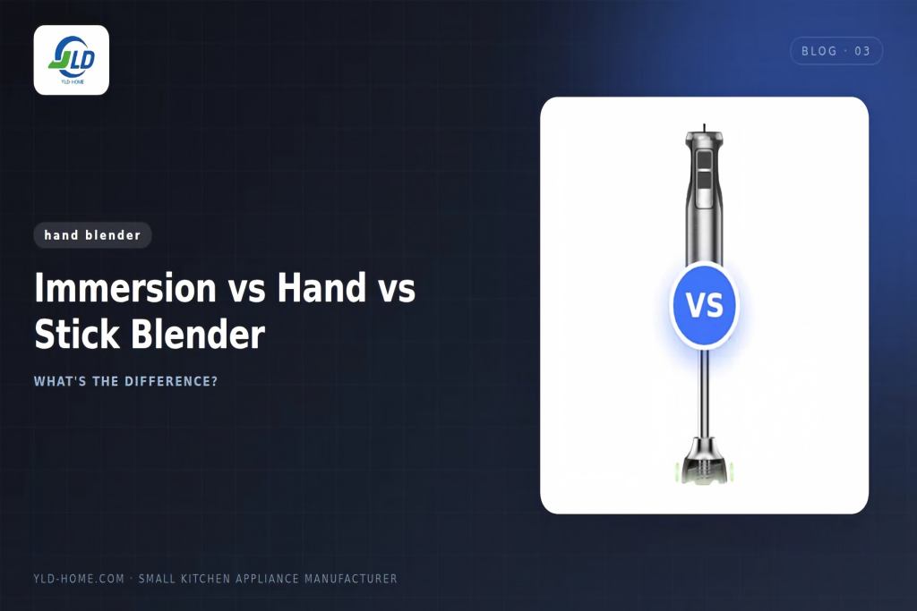 immersion blender vs hand blender vs stick blender