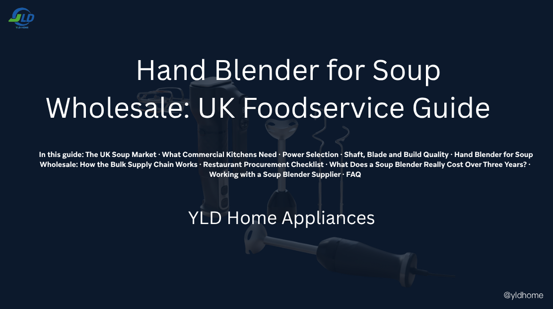 UKCA Certified Hand Blender: 6 Proven Steps for Importers 2 YLD Home UKCA certified hand blender production line ready for container loading