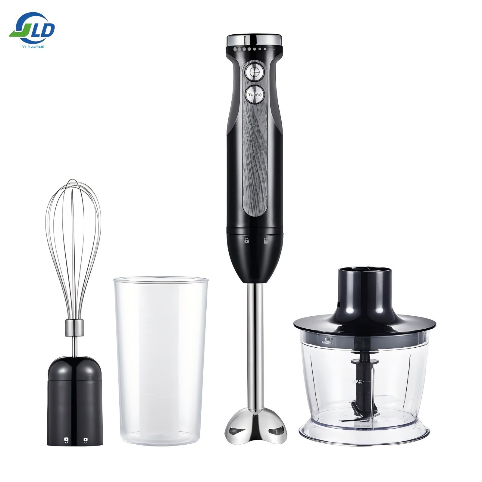 Seamless Stainless Steel turbo Blender | Multi-Speed Immersion Mixer | YLD HOME