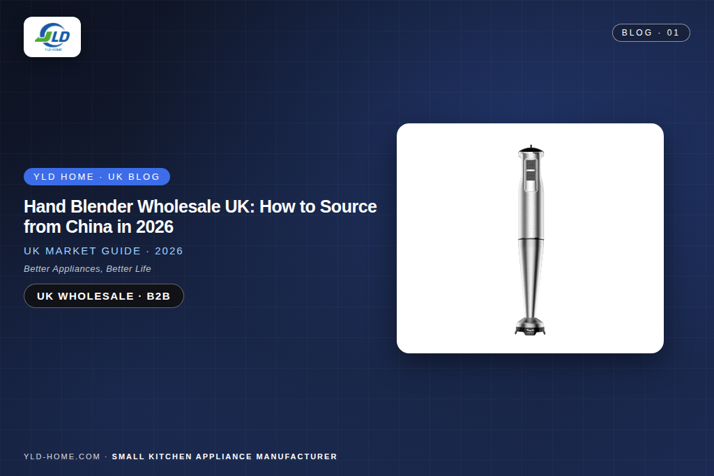 Hand Blender Manufacturer China: 4 Straightforward Signals 2 YLD Home hand blender manufacturer China production line ready for container loading