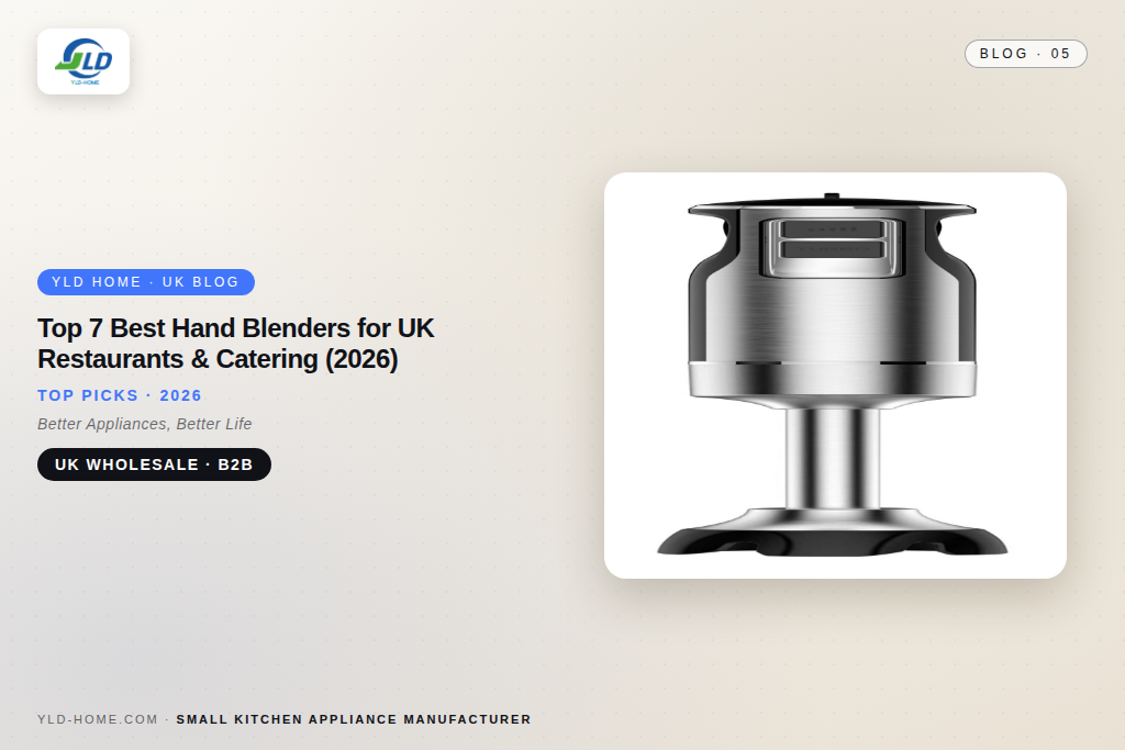 Hand Blenders: 6 Trusted Signals for UK Restaurants 1 Best hand blenders for restaurants UK — commercial immersion set with whisk and chopper