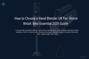 How to Choose a Hand Blender UK For Home Retail Best Essential 2026 Guide