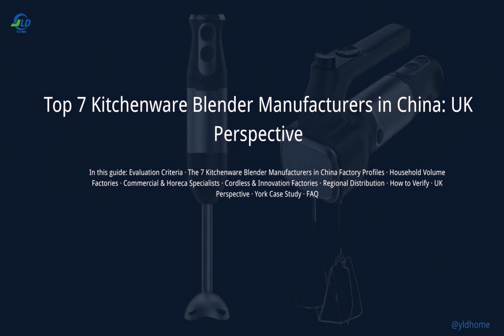 Top 7 Kitchenware Blender Manufacturers in China UK Perspective