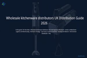 Wholesale kitchenware distributors UK Distribution Guide 2026