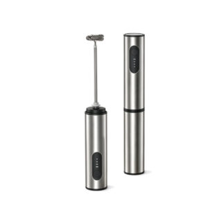 YLD Home cordless hand blender model 323 with 304 stainless steel shaft and attachments, full product on white background