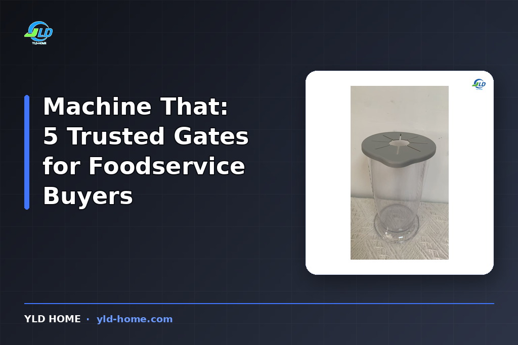 Machine That: 5 Trusted Gates for Foodservice Buyers
