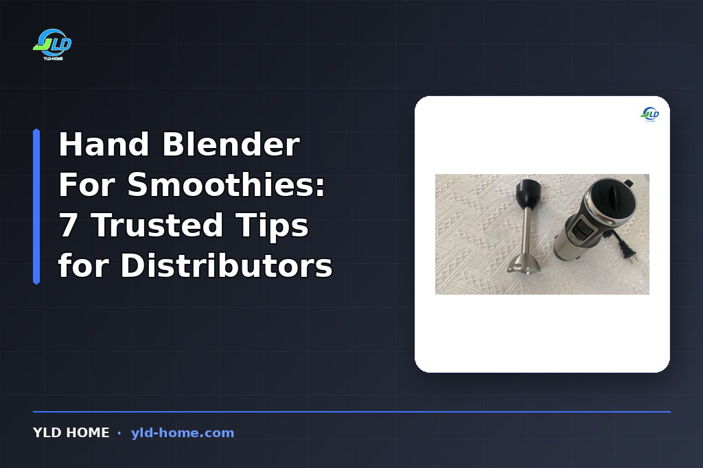 Hand Blender For Smoothies: 7 Trusted Tips for Distributors