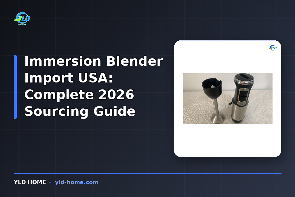 Immersion Blender Import USA: Complete 2026 Sourcing Guide