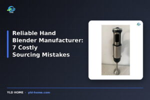 Reliable Hand Blender Manufacturer: 7 Costly Sourcing Mistakes