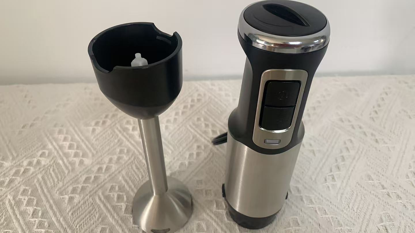 Bulk Hand Blender Set Supplier | YLD Home Wholesale OEM 7 Stainless steel blending shaft connector on the CX-5514 hand blender set - yld-home.com