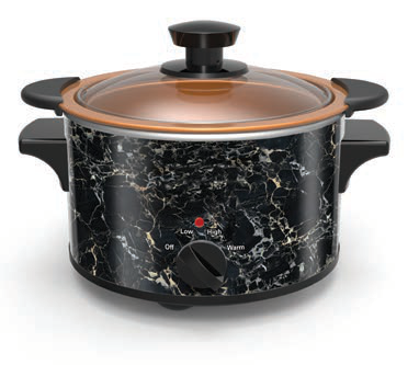 Round Slow Cooker with Searing Pot